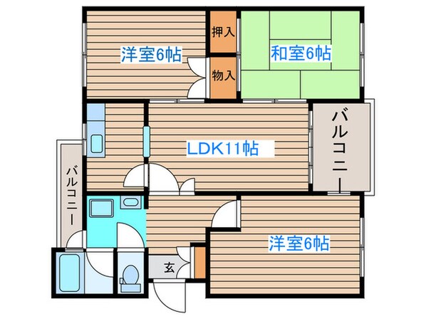 佐藤レジデンスの物件間取画像